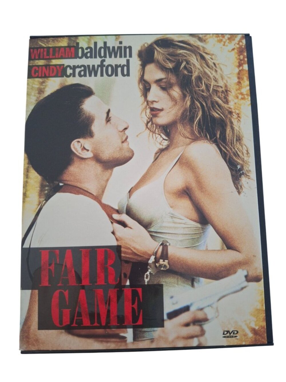 Fair Game DVD 1995 Cindy Crawford William Baldwin Snap Case 1999 Warner RARE